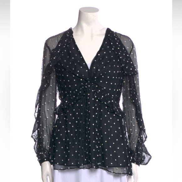 Zimmerman silk polka dot print blouse - Picture 2 of 9